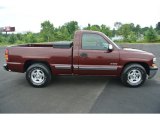 Dark Carmine Red Metallic Chevrolet Silverado 1500 in 2001