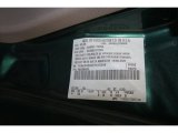 2000 Mustang Color Code for Amazon Green Metallic - Color Code: SU
