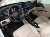 2013 Honda Accord Touring Sedan Ivory Interior