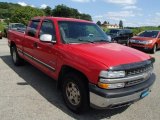 1999 Victory Red Chevrolet Silverado 1500 LS Extended Cab 4x4 #84669364