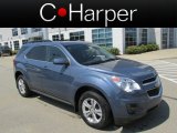 2011 Twilight Blue Metallic Chevrolet Equinox LT AWD #84668999