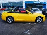 2013 Rally Yellow Chevrolet Camaro LT Convertible #84669076