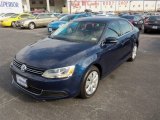 2013 Tempest Blue Metallic Volkswagen Jetta SE Sedan #84669138