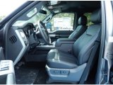2014 Ford F350 Super Duty Lariat Crew Cab 4x4 Black Interior