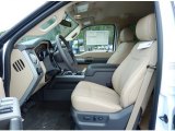2014 Ford F450 Super Duty Lariat Crew Cab 4x4 Chassis Adobe Interior