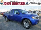 2013 Metallic Blue Nissan Frontier SV V6 King Cab 4x4 #84713629