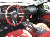 2013 Ford Mustang GT Premium Coupe Brick Red/Cashmere Accent Interior
