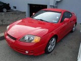 2004 Hyundai Tiburon Rally Red