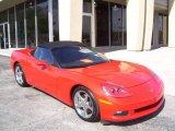 2008 Victory Red Chevrolet Corvette Convertible #8457286