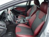 2014 Ford Focus Titanium Hatchback Tuscany Red Interior