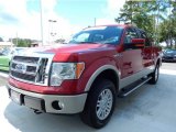 2010 Red Candy Metallic Ford F150 Lariat SuperCrew 4x4 #84766758