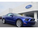 2014 Deep Impact Blue Ford Mustang V6 Premium Coupe #84766790