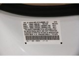 2007 Odyssey Color Code for Taffeta White - Color Code: NH578