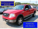 2005 Bright Red Ford F150 FX4 SuperCab 4x4 #84766528