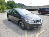 2013 Kona Coffee Metallic Honda Civic EX Sedan #84767043