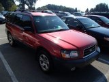 2004 Cayenne Red Pearl Subaru Forester 2.5 X #84810156