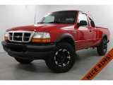 2000 Bright Red Ford Ranger XLT SuperCab 4x4 #84809446