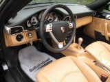 2009 Porsche 911 Carrera 4S Cabriolet Black/Sand Beige Interior