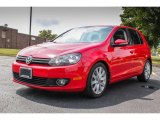 2010 Tornado Red Volkswagen Golf 4 Door TDI #84859919