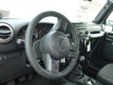 2014 Jeep Wrangler Rubicon 4x4 Steering Wheel