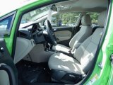 2014 Ford Fiesta Titanium Sedan Medium Light Stone Interior