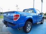 Blue Flame Metallic Ford F150 in 2013