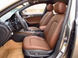2014 Audi A6 2.0T Sedan Nougat Brown Interior