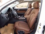2014 Audi A8 L 4.0T quattro Nougat Brown Interior