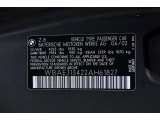 2002 BMW Z8 Roadster Info Tag