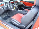 2010 Chevrolet Camaro LT/RS Coupe Black/Inferno Orange Interior