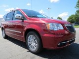 Deep Cherry Red Crystal Pearl Chrysler Town & Country in 2014