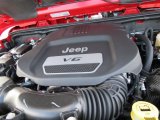 2014 Jeep Wrangler Unlimited Rubicon 4x4 3.6 Liter DOHC 24-Valve VVT V6 Engine