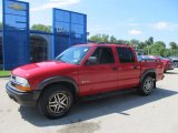 2004 Victory Red Chevrolet S10 LS Crew Cab 4x4 #84907686