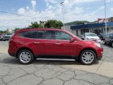 2014 Crystal Red Tintcoat Chevrolet Traverse LT AWD #84907737