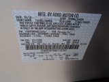 2010 Taurus Color Code for Ingot Silver Metallic - Color Code: UX