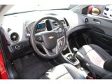 2012 Chevrolet Sonic LTZ Sedan Dark Pewter/Dark Titanium Interior