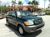 Imperial Jade Green Mica Toyota Sequoia in 2004