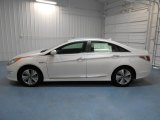 2013 Porcelain White Pearl Hyundai Sonata Hybrid Limited #84965147