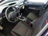 2013 Subaru Impreza WRX Premium 4 Door WRX Carbon Black Interior