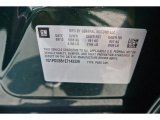 2014 Chevrolet Cruze LTZ Info Tag