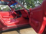 1981 Chevrolet Corvette Coupe Dark Red Interior