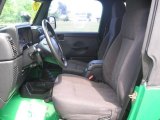2004 Jeep Wrangler X 4x4 Front Seat