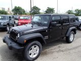 2014 Jeep Wrangler Unlimited Sport S 4x4 Front 3/4 View