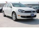 2014 Pure White Volkswagen Jetta TDI SportWagen #85024491