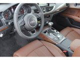 2014 Audi A7 3.0T quattro Prestige Nougat Brown Interior