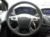 2014 Ford Focus S Sedan Steering Wheel