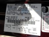 2011 Fusion Color Code for Bordeaux Reserve Metallic - Color Code: FQ
