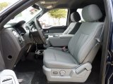 2013 Ford F150 XLT SuperCrew Steel Gray Interior