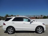 Polar White Mercedes-Benz ML in 2014