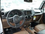 2014 Jeep Wrangler Unlimited Sahara 4x4 Black/Dark Saddle Interior